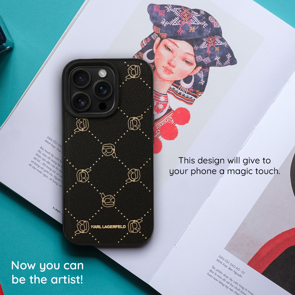 Husa telefon Karl Lagerfeld din Piele ecologica - Moboid.ro