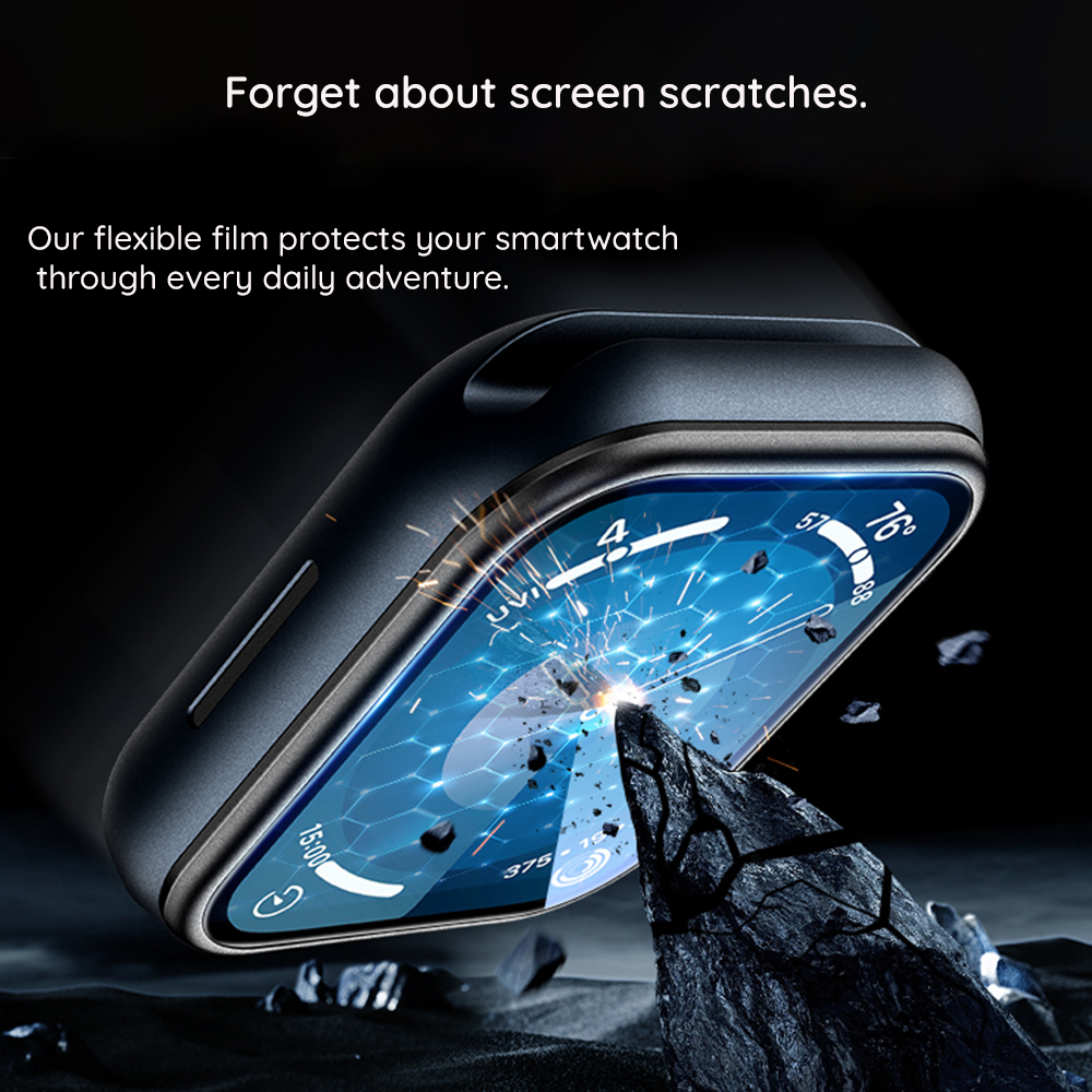 Folie smartwatch Techsuit din PMMA - Moboid.ro