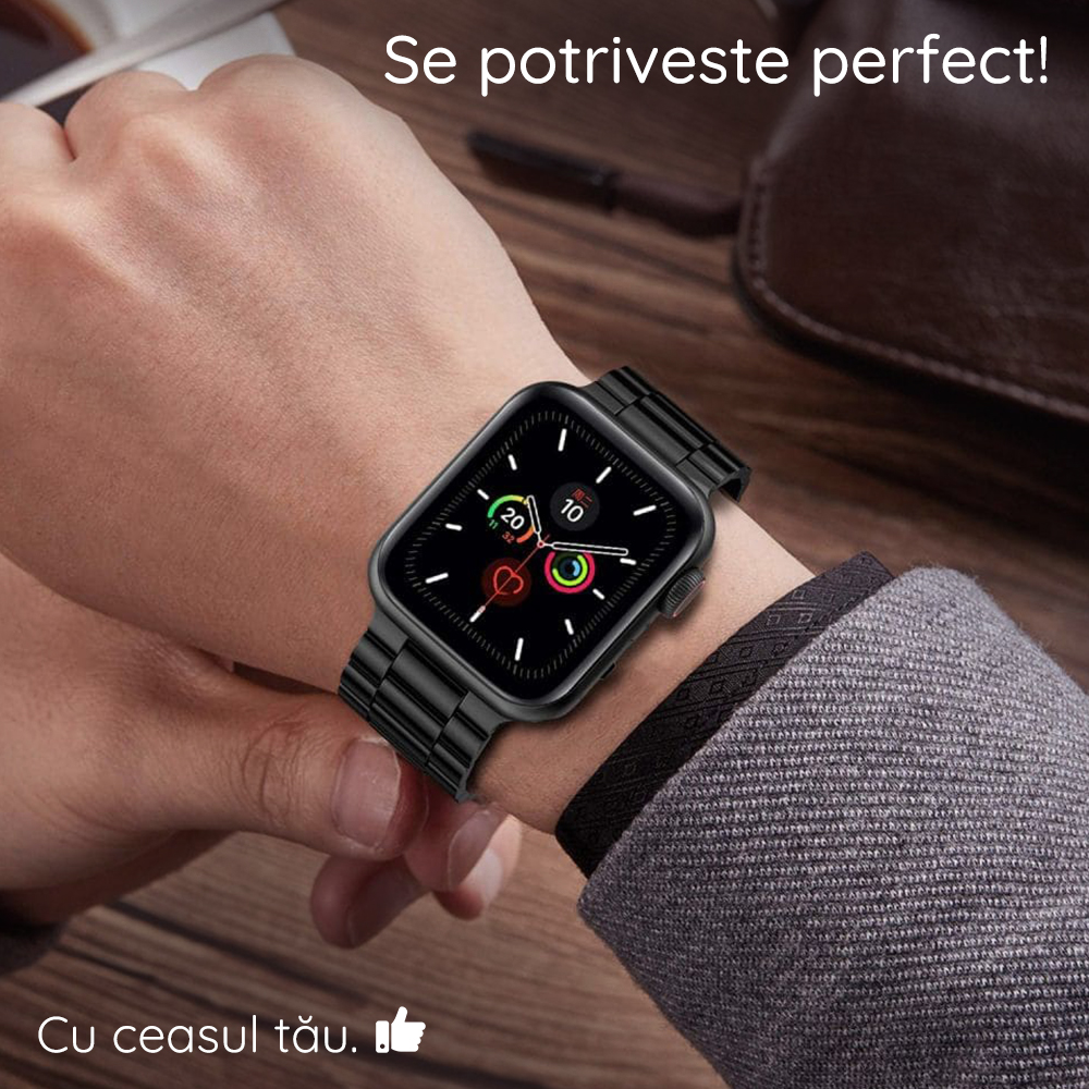 Curea smartwatch Techsuit din Otel inoxidabil - Moboid.ro