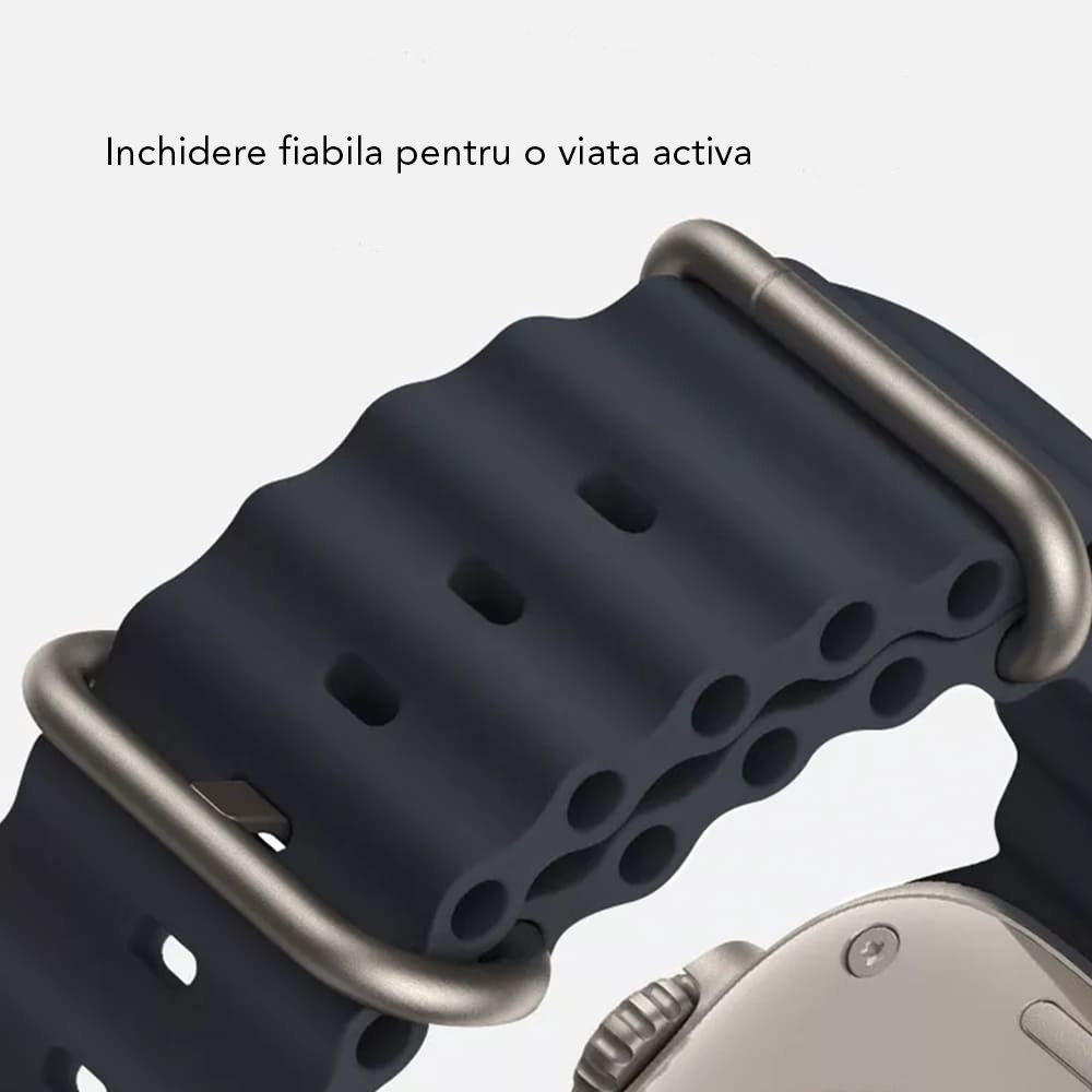 Curea smartwatch Techsuit din Otel inoxidabil - Moboid.ro