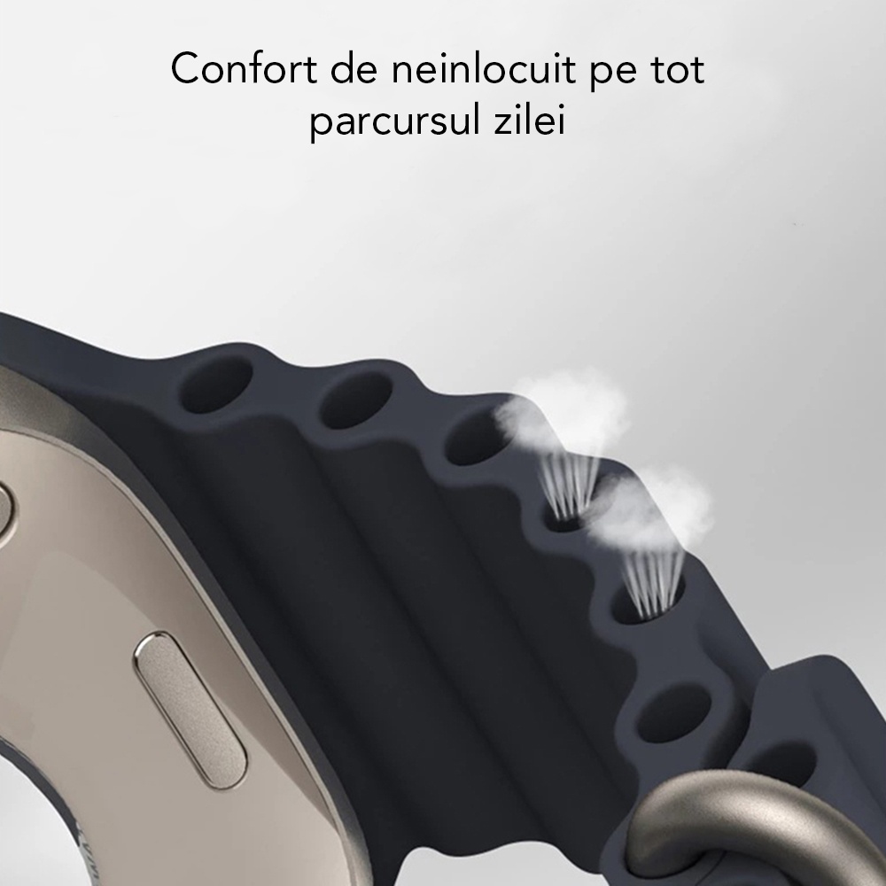 Curea smartwatch Techsuit din Otel inoxidabil - Moboid.ro