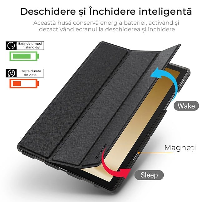 Husa tableta Techsuit din Microfibra - Moboid.ro