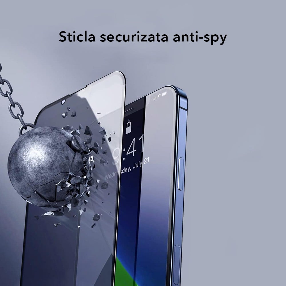 Folie telefon Techsuit din Sticla securizata - Moboid.ro